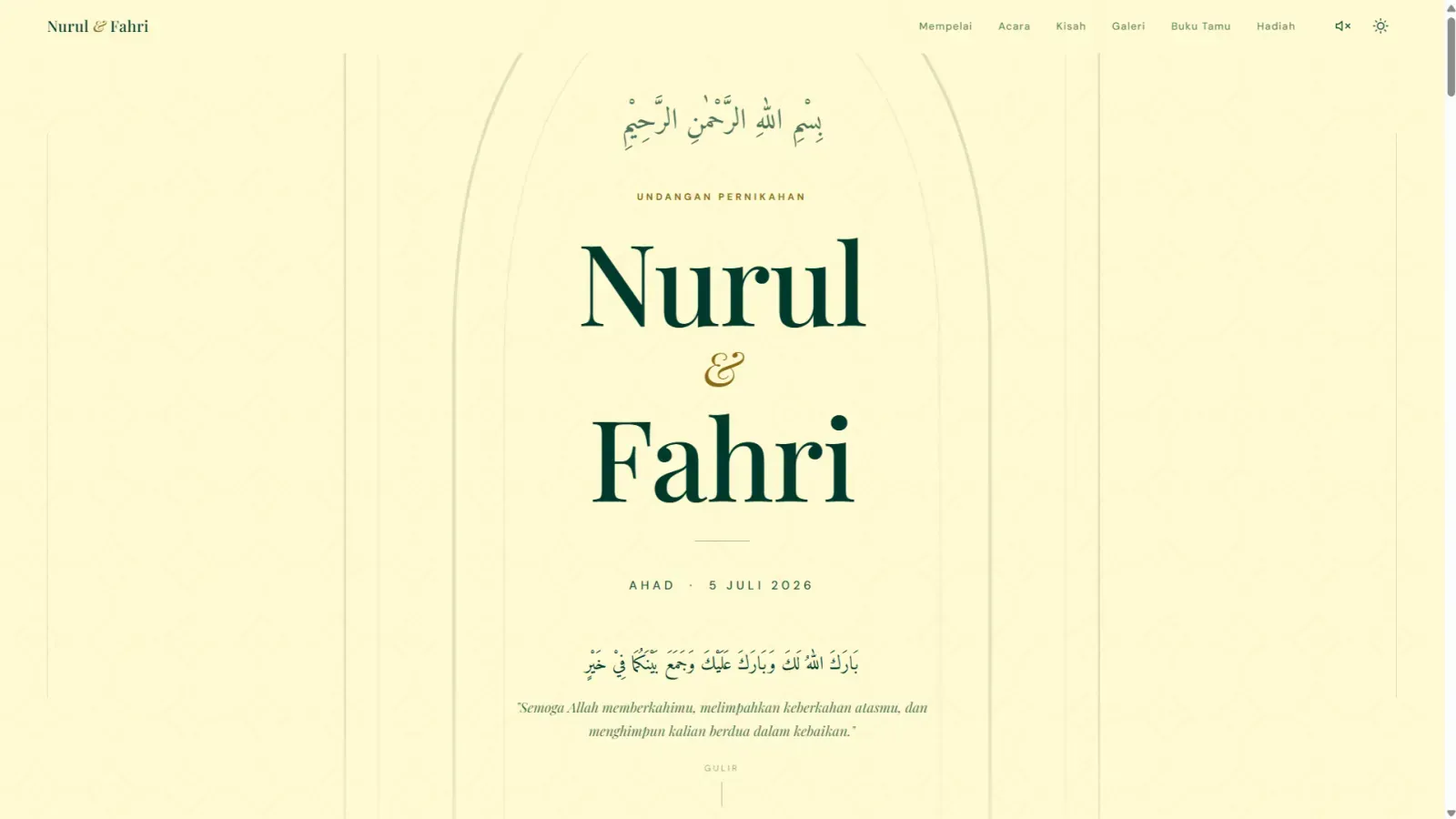 Website Undangan Pernikahan