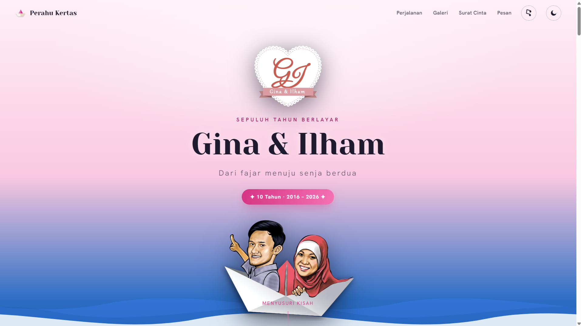 Website Anniversary Perahu Kertas