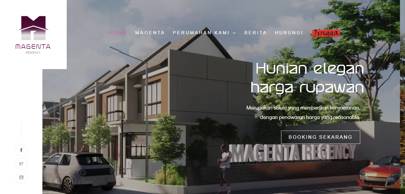 Website Perumahan Magenta Regency