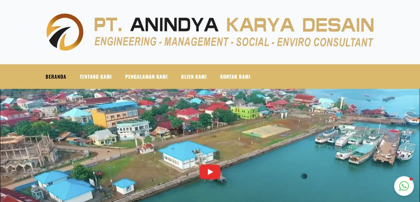 Website PT. Anindya Karya Desain (AKD)