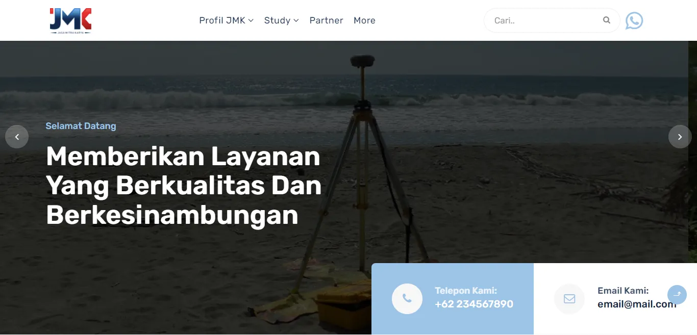 Website PT. Jasa Mitra Karya (JMK)
