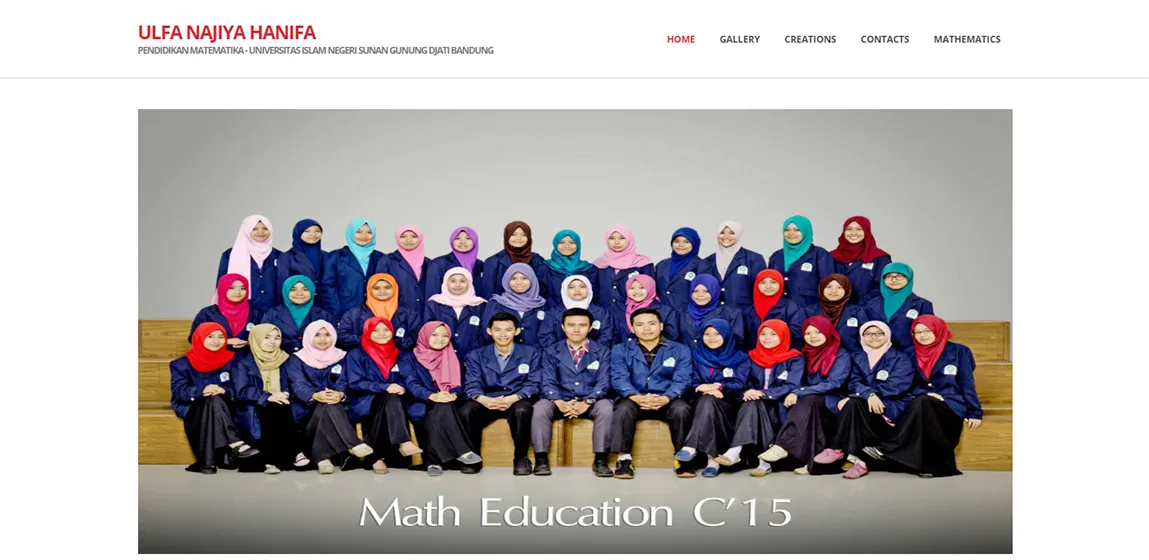 Website Personal Ulfa Najiya Hanifa