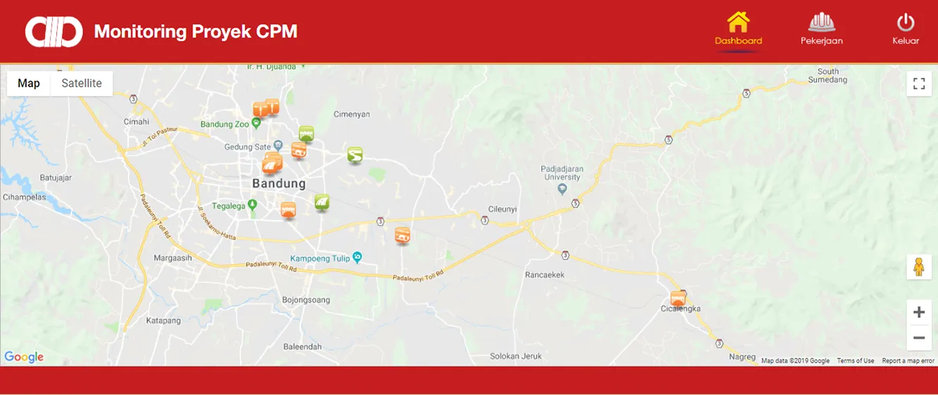 Aplikasi Website Monitoring Proyek CPM