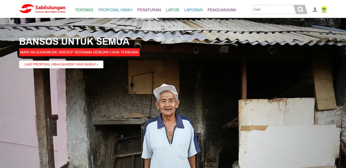 Aplikasi Website Sabilulungan (Bansos dan Hibah Online)