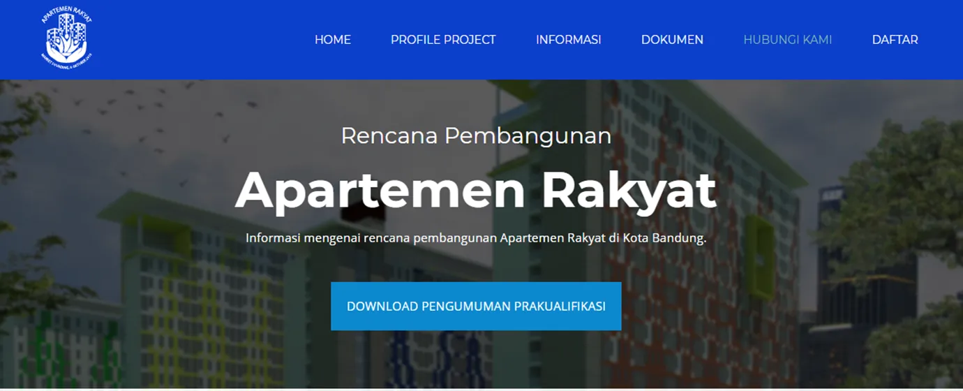 Website Apartemen Rakyat
