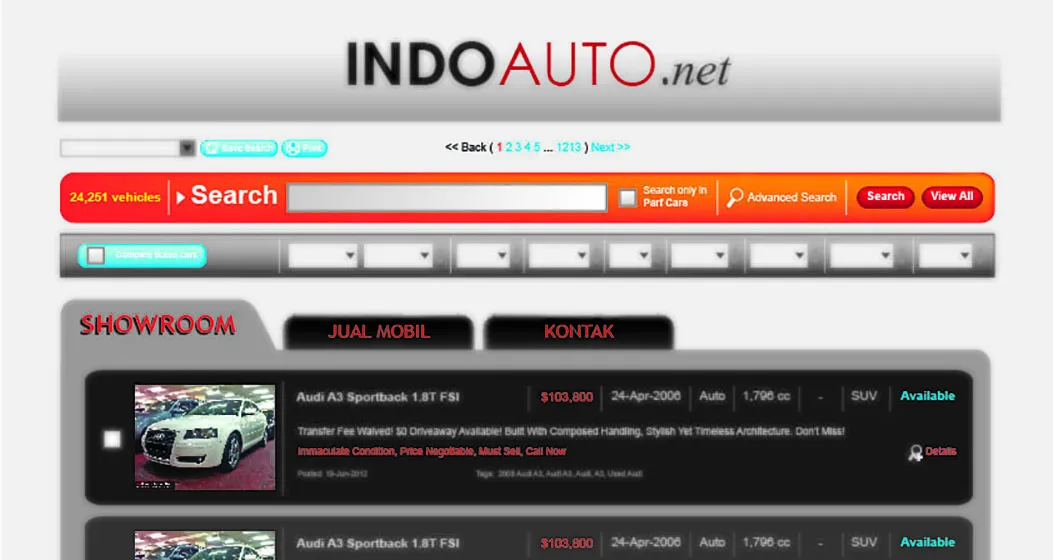 Website Indo Auto