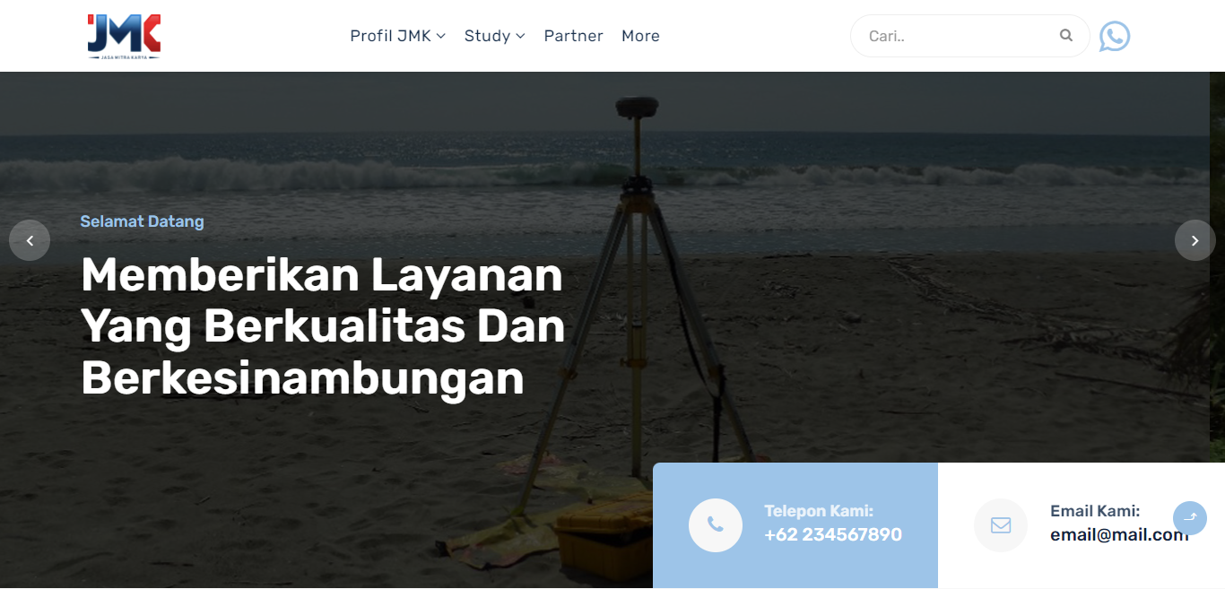 Website PT. Jasa Mitra Karya (JMK)