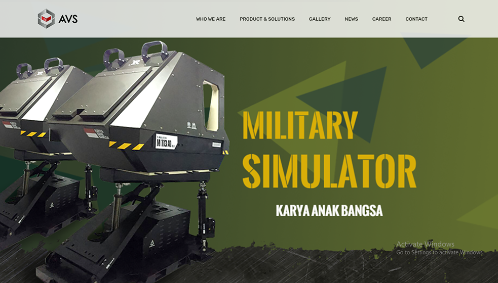 Website AV Simulator
