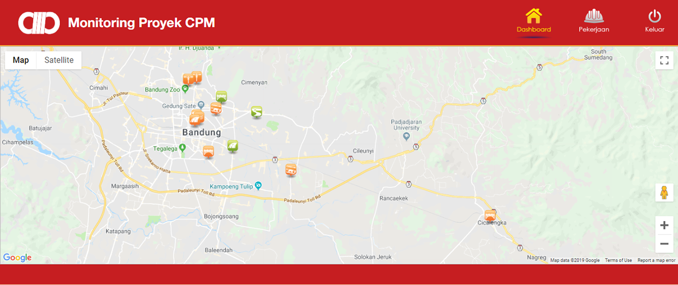 Aplikasi Website Monitoring Proyek CPM
